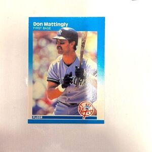 1987 fleer glossy don mattingly #104 mint condition gem rate of 27%